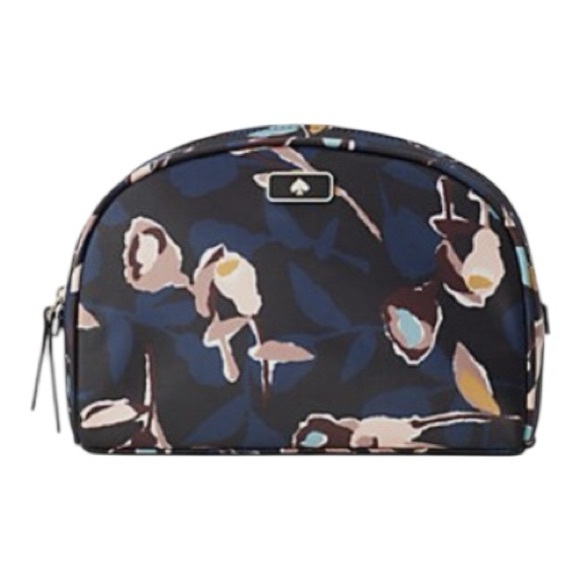 Kate Spade Dawn Paper Rose Medium Done Cosmetic Case - Picture 1 of 8